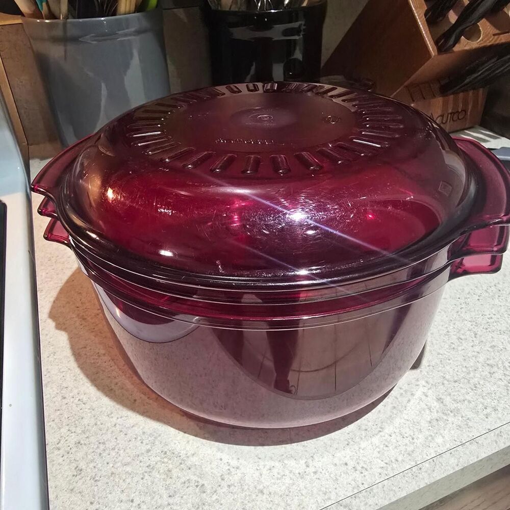Tupperware Stack Cooker Cranberry Color - Picture 2 of 8